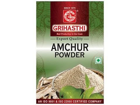 Grihasthi Amchur/Dry Mango Powder - Premium, Natural & Pure, No Preservatives, 50 g