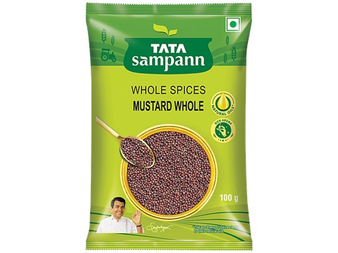 Tata Sampann Mustard Whole, 100 g