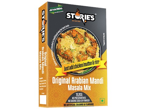 Stories Original Arabian Mandi Masala Mix - Spices Blend, Authentic Traditional Flavours, No Artificial Ingredients, 50 g