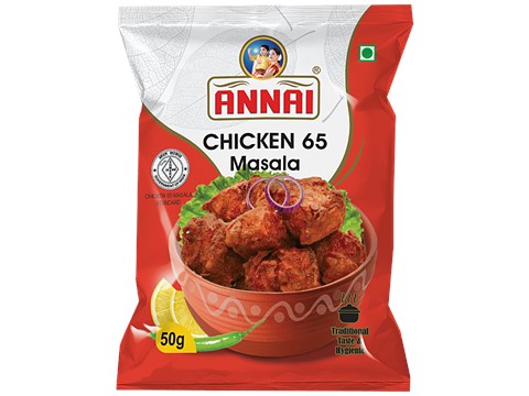 ANNAI Chicken 65 Masala - Traditional Taste & Hygiene, 50 g