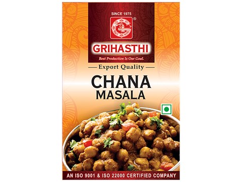 Grihasthi Chana Masala - Premium, Natural & Pure, No Preservatives, 50 g
