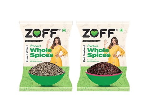 Zoff Whole Spices Combo - Cumin & Red Mustard, 100 g