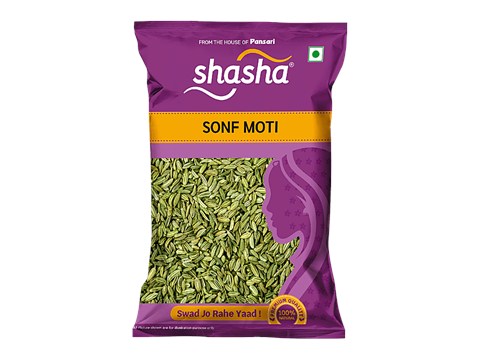 PANSARI Sonf Moti - Whole, 100 g
