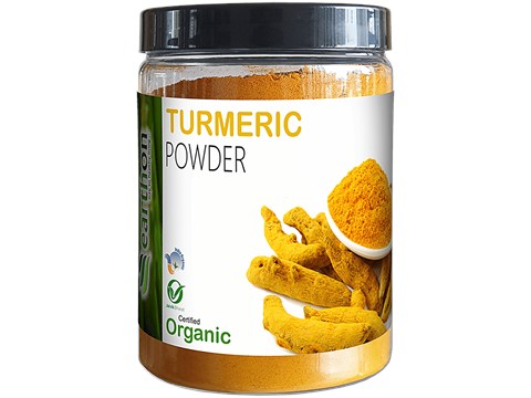 Earthon Organic Turmeric Powder/Haldi/Arisina Pudi, 500 g