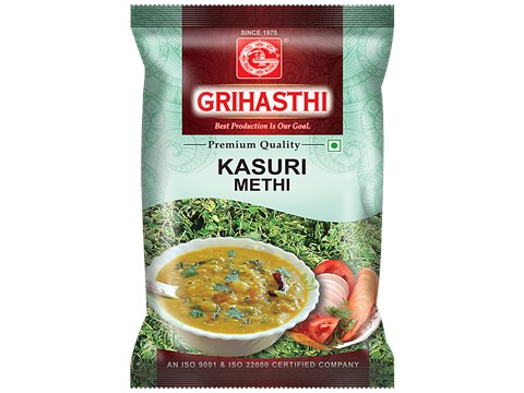 Grihasthi Kasuri Methi - Premium, Natural & Pure, No Preservatives, 50 g