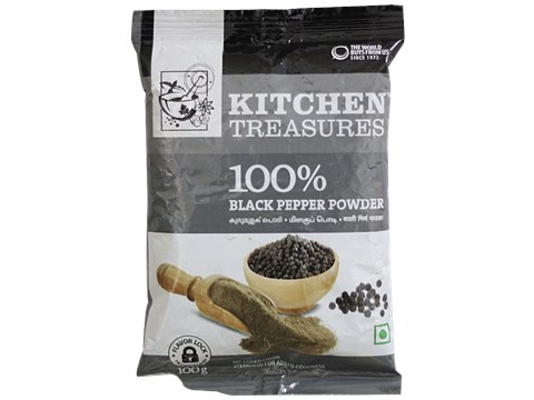 Kitchen Treasures Black Pepper Powder, 100 g