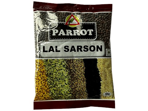 Parrot Lal Sarso Red Mustard, 50 g