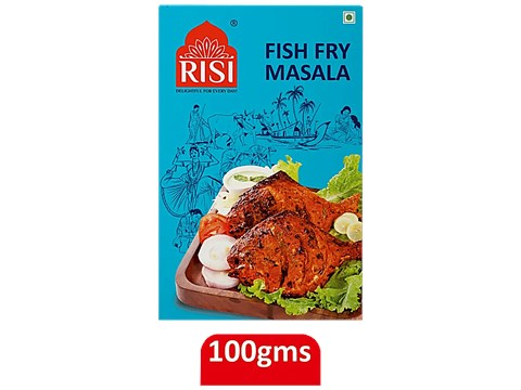 Risi Spices Fish Fry Masala - Adds Flavour, No Preservatives, 100 g