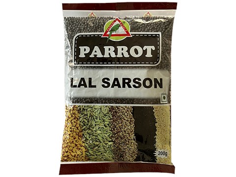 Parrot Lal Sarso Red Mustard, 200 g