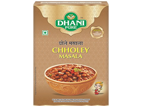 Dhani Pure Chholey Masala - Natural, No Artificial Colours & Preservatives, 10 g