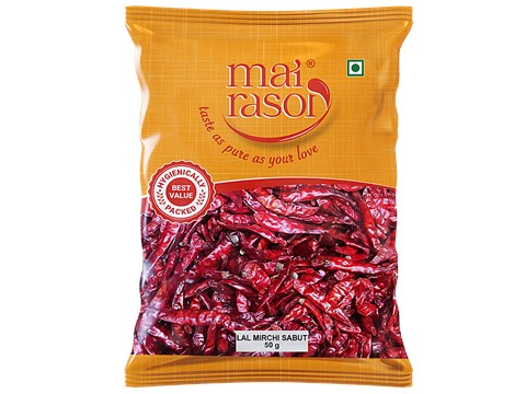 Mai Rasoi Lal Mirch Whole Sabut, 50 g