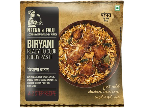 Meena Ki Fauj Biryani - Ready To Cook Curry Paste, 80 g