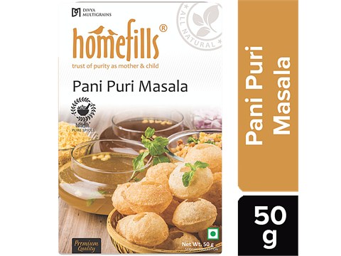 Homefills Pani Puri Masala - Enhances Flavour, 50 g