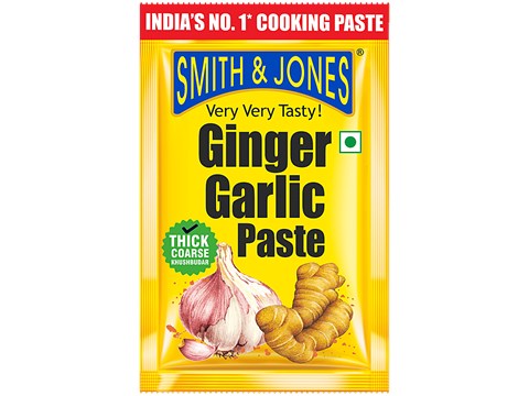 Smith & Jones Ginger Garlic Paste - Thick & Coarse, 25 g