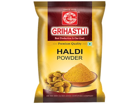 Grihasthi Haldi/Turmeric Powder - Premium, Natural & Pure, No Preservatives, 200 g