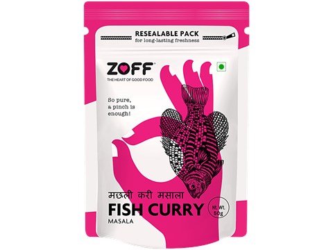 Zoff Fish Curry Masala - High Flavour Spice Blend, 50 g