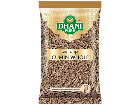 Dhani Pure Cumin/Jeera Whole - Natural, No Added Colours, 100 g