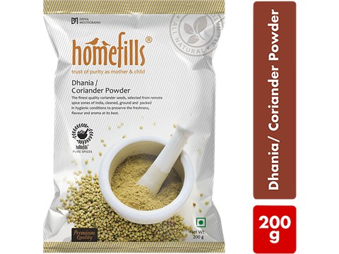 Homefills Dhania/Coriander Powder - Rich In Aroma & Flavour, 200 g