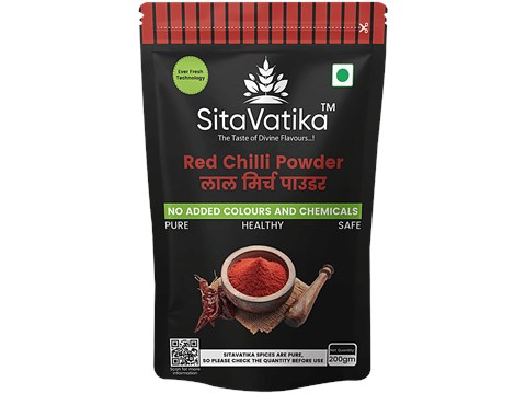 Sitavatika Red Chilli Powder, 200 g