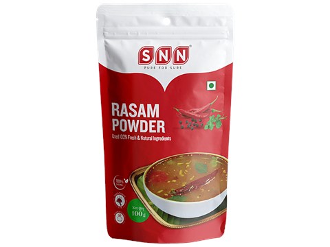 SNN Rasam Powder - Made With Fresh Natural Ingredients, Flavourful & Rich Aroma, 100 g
