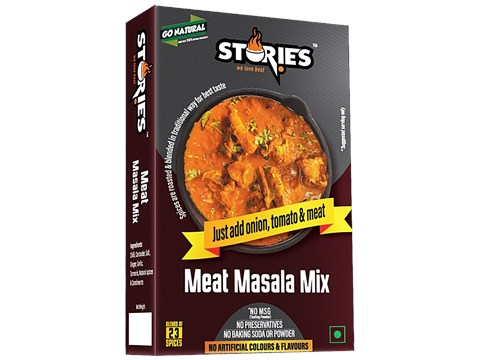 Stories Meat Masala Mix - Aromatic Spices Blend, For Gravy/Dry Dishes, No Artificial Flavours, 50 g