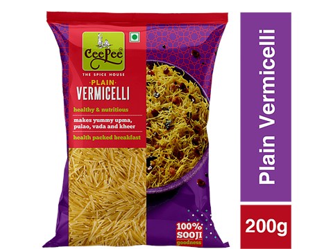 Cee Pee Plain Vermicelli - Healthy & Nutritious, 200 g