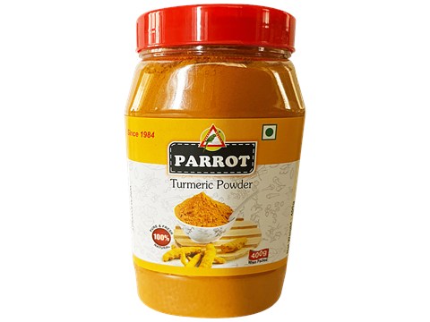 Parrot Turmeric Powder - Haldi, Natural, 400 g