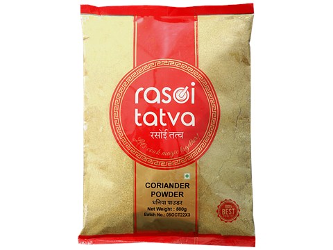 Rasoi Tatva Coriander Powder - Natural, Premium Quality, 500 g