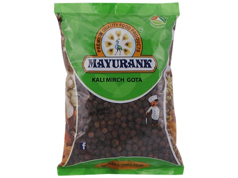 Mayurank Kali Mirch Whole/Gota - Adds Flavour, 50 g
