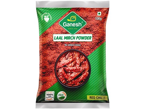 Ganesh Red Chilli/Laal Mirch Powder, 100 g