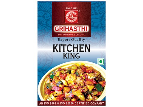 Grihasthi Kitchen King Masala - Premium, Natural & Pure, No Preservatives, 50 g