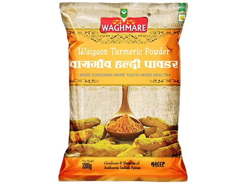 WAGHMARE MASALE Waigaon Turmeric Powder, 200 g