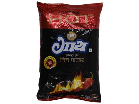 Gaay Chhap Extra Hot Chilli Powder, 500 g