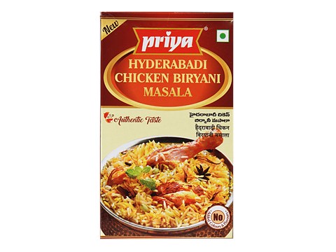 Priya Hyderabadi Chicken Biryani Masala, 50 g
