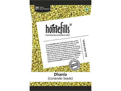 Homefills Dhania Gota/Coriander Seeds - Enhances Flavour, Vitamin Rich, 100 g