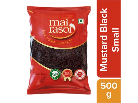 Mai Rasoi Black Mustard/Sarson/Rai/Sassvi - Small, 500 g