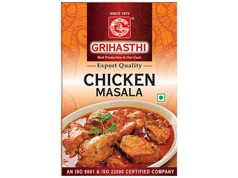 Grihasthi Chicken Masala - Premium, Natural & Pure, No Preservatives, 50 g