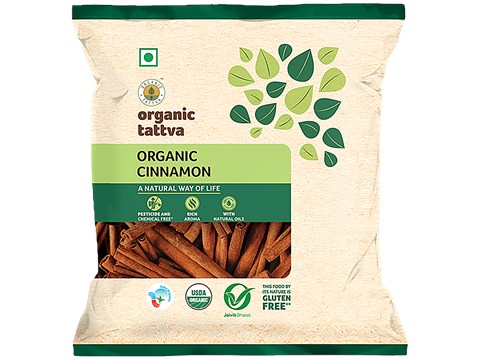 Organic Tattva Cinnamon/Chakke Powder - Organic, 50 g