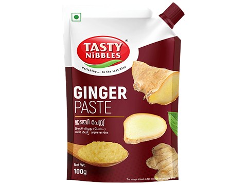 Tasty Nibbles Ginger Paste - Use in Marinade, Chutneys & Gravies, 100 g