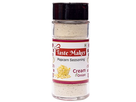 Jalandra's Taste Maker Popcorn Seasoning - Spice Mix, For Nachos, French Fries, Cream & Onion, 50 g