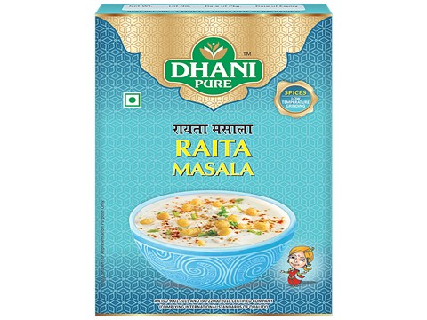 Dhani Pure Raita Masala - Natural, No Artificial Colours & Preservatives, 10 g