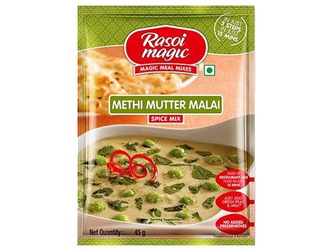 Rasoi Magic Spice Mix - Methi Mutter Malai, 45 g