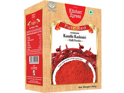 Kitchen Xpress Kumthi Kashmiri Chilli Powder, 500 g