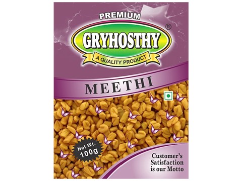 Gryhosthy Methi Whole - Rich In Iron & Magnesium, Adds Flavour, 100 g
