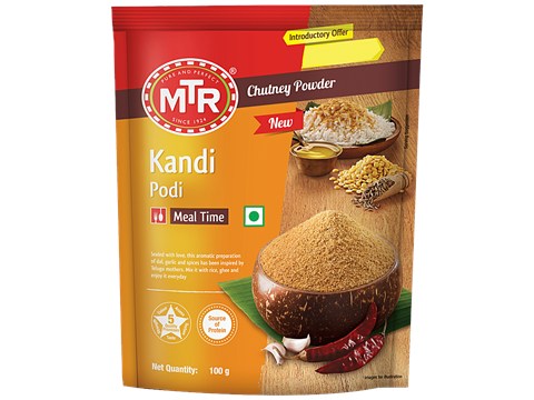 MTR Kandi Podi - Chutney Powder, Source Of Protein, 100 g