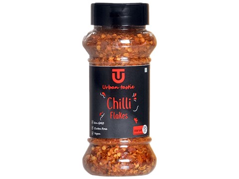 Urban Tastie Chilli Flakes - Enhance Taste & Flavour, 100 g