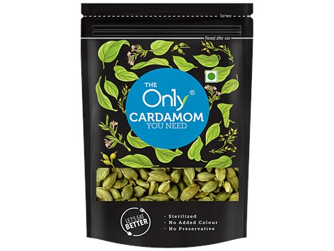 On1y Cardamom - Sterilized, No Added Colour & Preservative, 50 g