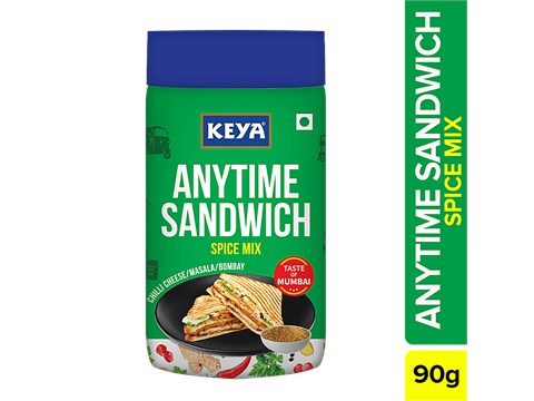 Keya Anytime Sandwich Spice Mix Seasoning For Chilli Cheese, Masala Toast, Bombay Sandwich, 90 g