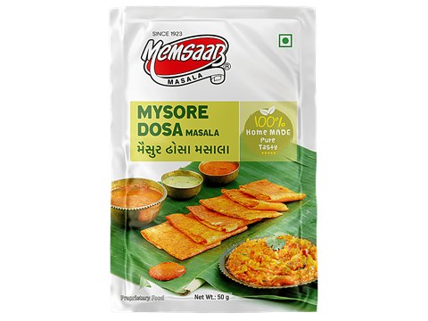 Memsaab Mysore Dosa Masala - Homemade, Pure & Fresh, No Additional Colour, 50 g