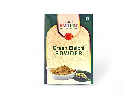 Dayplus Green Elaichi Powder - Aromatic Spice, Adds Flavour, High Quality, 50 g